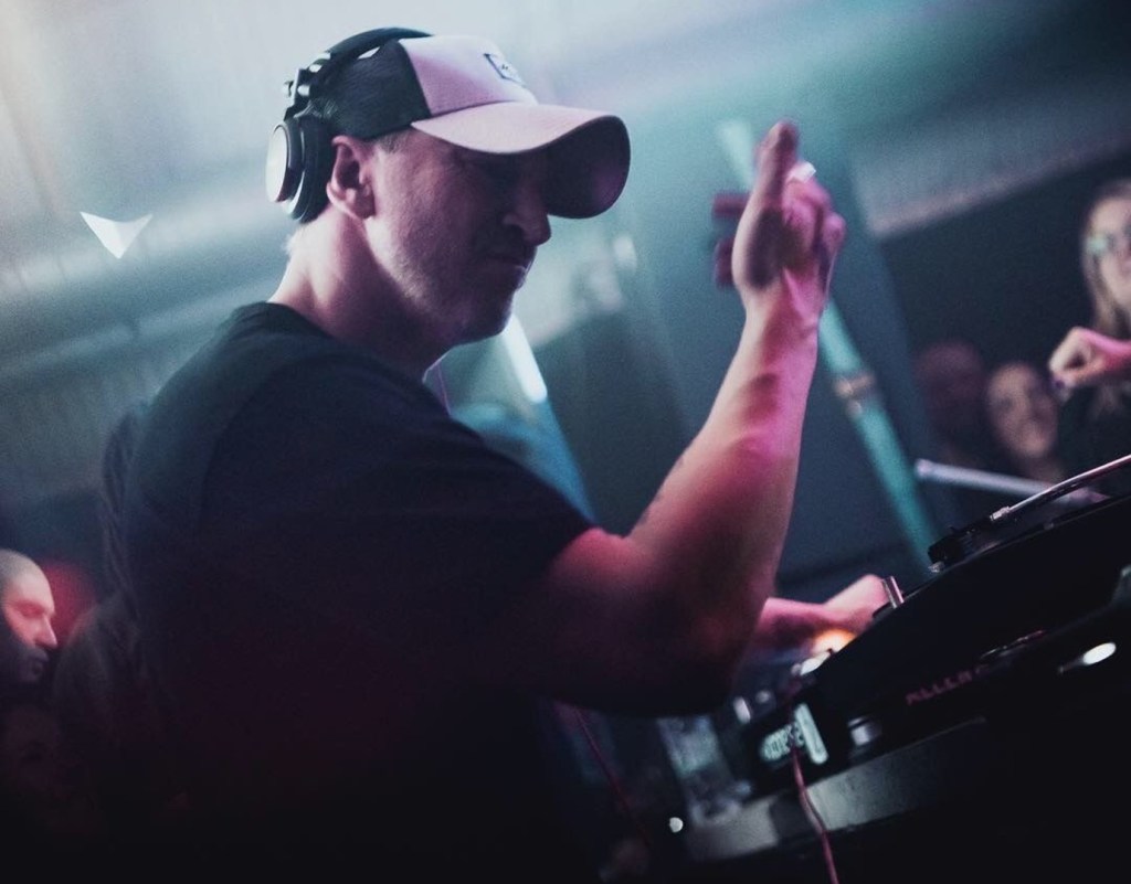 DJ Crystl at the controls